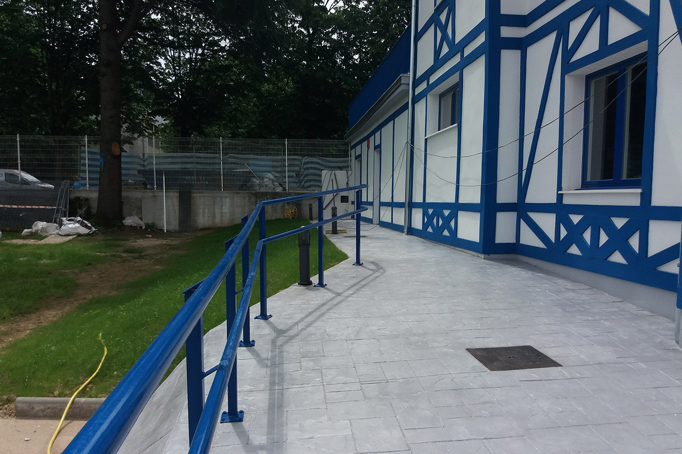 Tolosa futbol club rehabilitación barandilla
